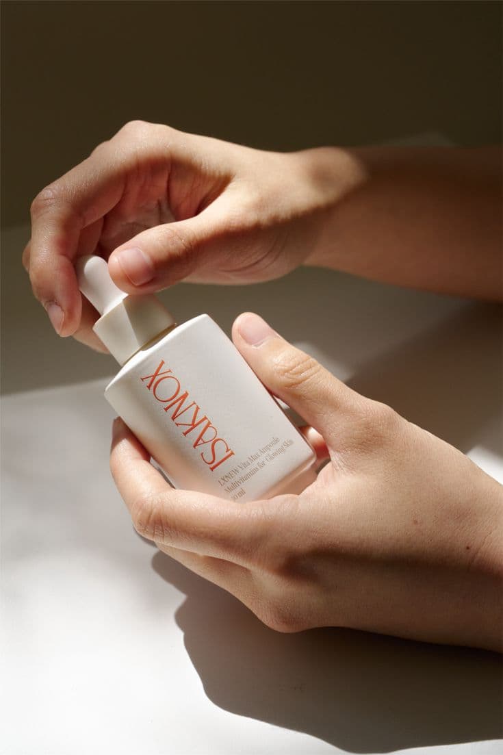 Product held in hand shot
