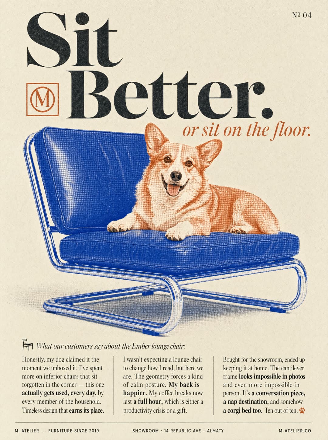 Editorial furniture static ad